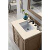 James Martin Vanities Bristol 30in Single Vanity, Whitewashed Walnut w/ 3 CM Eternal Marfil Quartz Top 157-V30-WW-3EMR